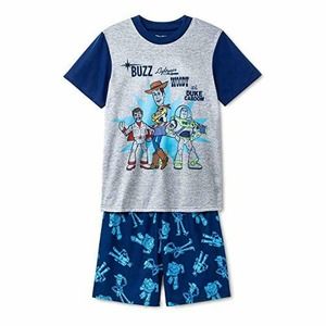 Toy Story Boy's Woody, Buzz Lightyear and Duke Caboom Pajama Shorts Set (XS)